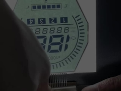 HTN LCD Display Monochrome 7 Segmen Graphic LCD Screen Untuk Instrumen