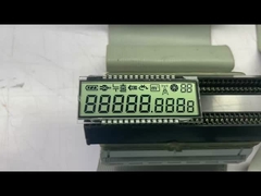 Pabrik Custom 8 Digit TN LCD Display Positif Tujuh Segmen Koneksi PIN Untuk Elektronik