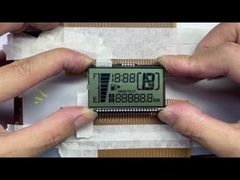 Kualitas Tinggi Custom HTN LCD Display Delapan Bentuk Monochrome 7 Segmen Grafis LCD Screen Untuk Motor